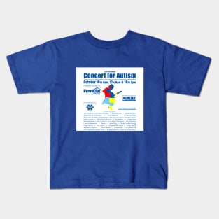 2020 13th Annual Concert for Autism Flyer T-Shirt Kids T-Shirt